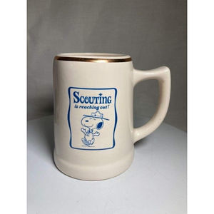 snoopy scouting beer stein Collectible Peanuts Boy Scouts